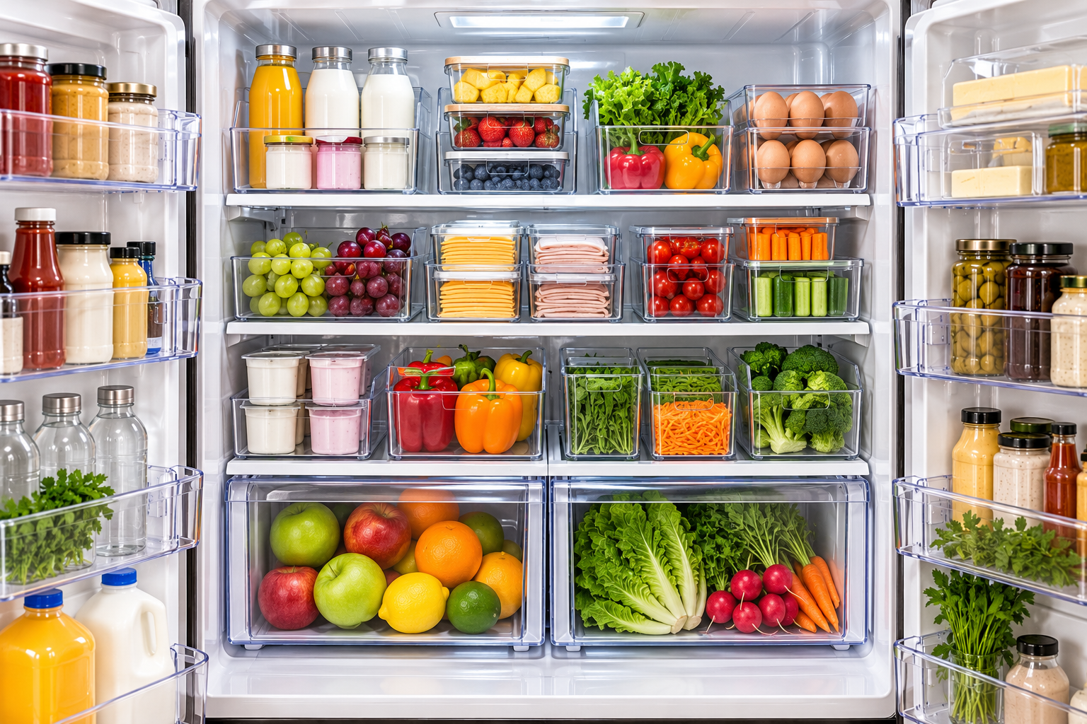 organize refrigerator