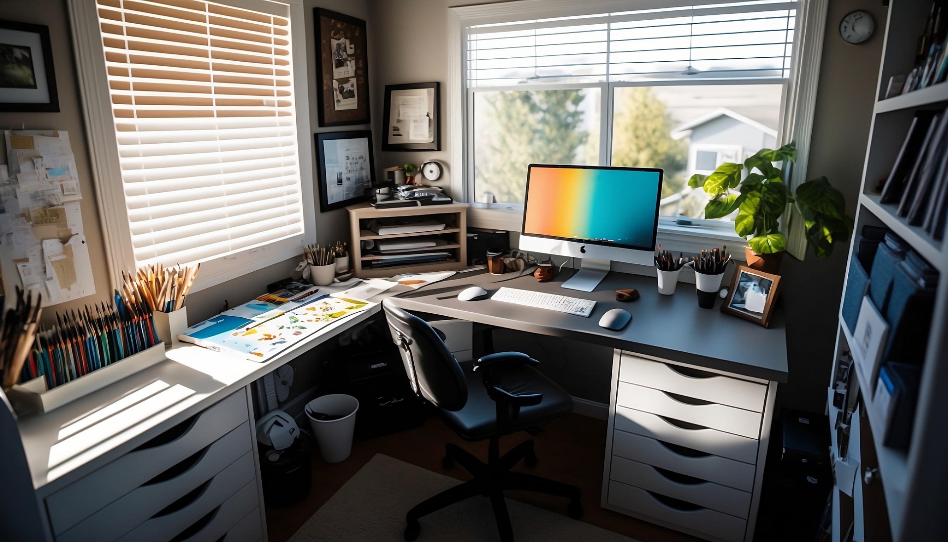 DIY Home Office Ideas: